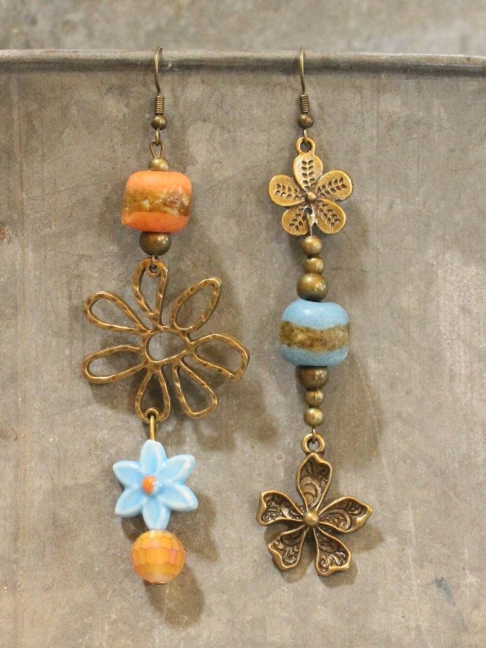 NWT Baby's Got Her Blue Jeans On Dangle Earrings